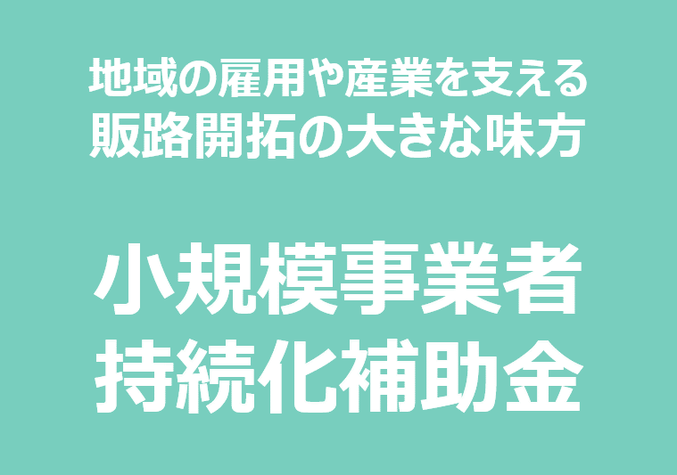 持続的な経営に向けた経営計画に基づく、小規模事業者等の地道な販路開拓等の取り組みや、業務効率化の取り組みを支援する