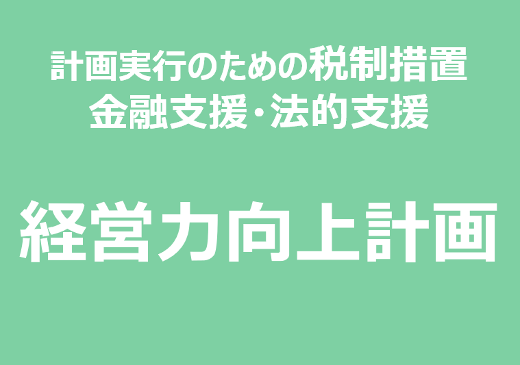 人材育成、コスト管理等のマネジメントの向上や設備投資等、自社の経営力を向上するために実施する計画（補助金ではありません）